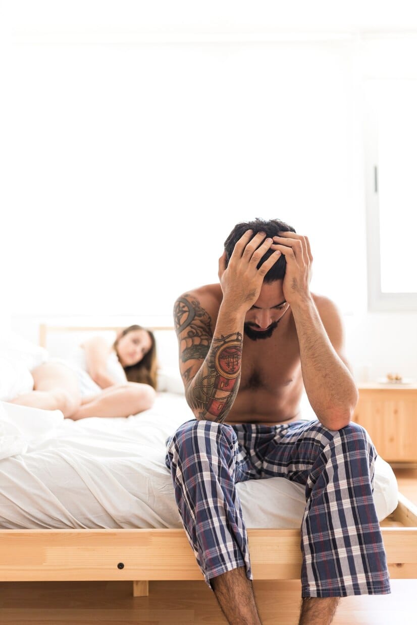 Man expressing uncertainty about anal sex first time