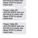 smoothie sponsored situationship text Zelle iphone